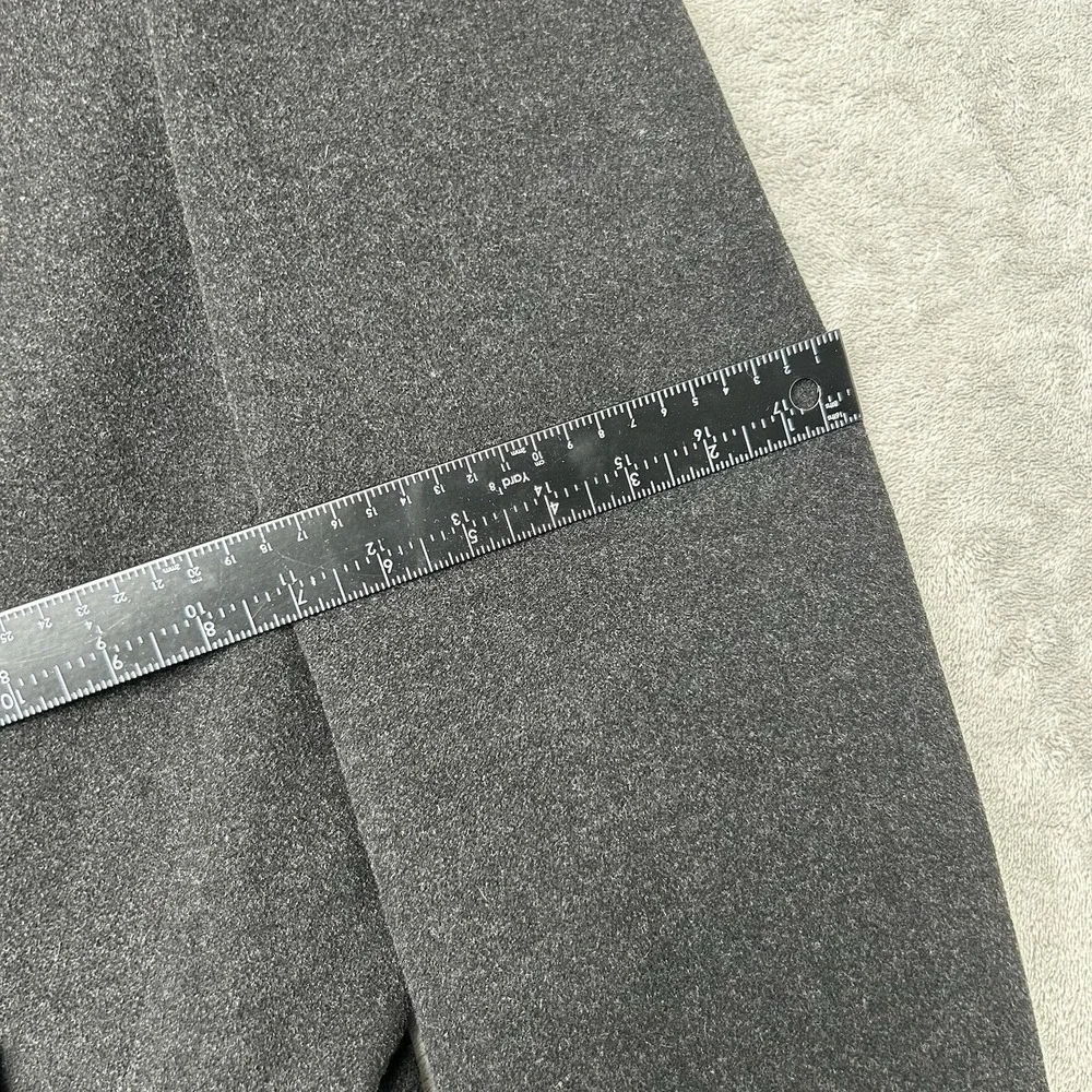 Bill Bass Mens Black Label Long Dress Coat Size 44L Lambswool - READ DESCRIPTION